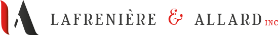 Logo Lafrenière et Allard Inc. gris